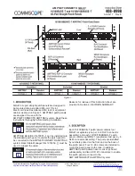 Предварительный просмотр 1 страницы CommScope AMP NETCONNECT MRJ21 Instruction Sheet