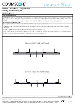 CommScope BSAMNT-SBS-2-2 Instruction Sheet предпросмотр