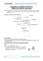 CommScope CMAX-O-43 Series Installation Instruction предпросмотр