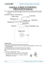 Предварительный просмотр 1 страницы CommScope CMAX-O Series Installation Instruction