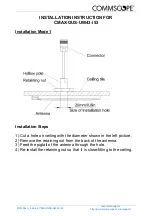 Предварительный просмотр 1 страницы CommScope CMAX-OUS-UW43-i53 Installation Instruction