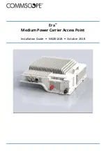 CommScope Era CAP M 17E Installation Manual preview