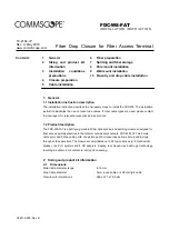 CommScope FDC-W8-FAT Installation Instruction preview