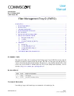 Предварительный просмотр 1 страницы CommScope FMT-D User Manual