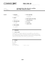 CommScope FOSC-500-AA Installation Instruction preview