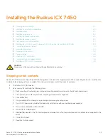 Preview for 23 page of CommScope ICX7400-1X40GQ Hardware Installation Manual