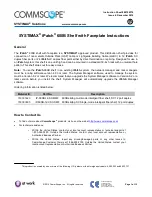 Предварительный просмотр 1 страницы CommScope iP-600B-12-CSC-SMF Instruction Sheet