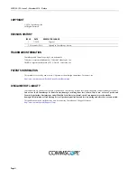 Preview for 2 page of CommScope LSX-288 User Manual