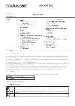 Preview for 1 page of CommScope Mini-OTE 200 Series Installation Instruction