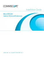 CommScope Mini-OTE 300 Installation Manual preview