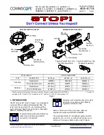 CommScope MT- RJ 6278414 Series Instruction Sheet preview