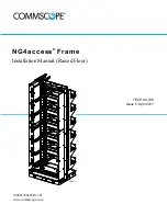 CommScope NG4access ODF Platform Value-Added Module Installation Manual preview