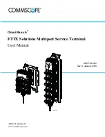 Предварительный просмотр 1 страницы CommScope OmniReach FTTX Solutions User Manual