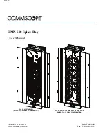 CommScope OMX 600 Splice Bay User Manual preview