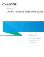 Preview for 1 page of CommScope ONECELL RP5200 Hardware Installation Manual