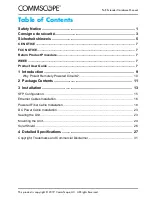 Preview for 3 page of CommScope PFU-12-C-O-060-01 Hardware Manual