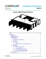 CommScope Q4000 Installation Instructions Manual preview