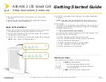 Предварительный просмотр 2 страницы CommScope Sprint AIRAVE 3 LTE Getting Started Manual