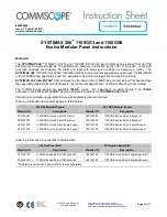 Предварительный просмотр 1 страницы CommScope SYSTIMAX 360 1100GS3 Instruction Sheet