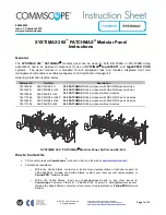 CommScope SYSTIMAX 360 PATCHMAX Instruction Sheet предпросмотр