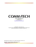 Предварительный просмотр 2 страницы CommTech Fastcom 232/4-LPCI-335 Reference Manual