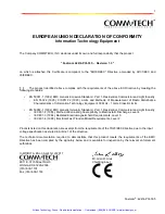 Preview for 6 page of CommTech Fastcom 422/4-PCI-335 Hardware Reference Manual