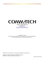 Preview for 2 page of CommTech Fastcom 422/4-PCIe Reference Manual