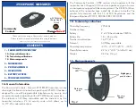 Предварительный просмотр 1 страницы Community Controls Monarch 295SEPA2KC Manual