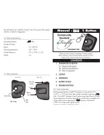 Preview for 1 page of Community Controls TRAFIR315LMD21K Firefly Manual