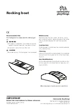 Community Playthings cy86 Instructions предпросмотр