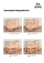 Предварительный просмотр 5 страницы Community Playthings Evacuation cot G25E Manual