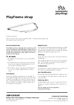 Community Playthings PlayFrame V845 Manual предпросмотр