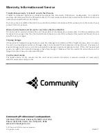 Preview for 8 page of Community C SERIES CP6 Installation Manual