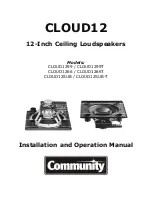 Предварительный просмотр 1 страницы Community Cloud1266 Installation And Operation Manual