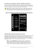 Предварительный просмотр 17 страницы Community Cloud1266 Installation And Operation Manual