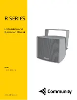 Community R.35-3896-EN Installation And Operation Manual предпросмотр