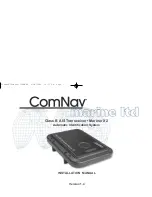 ComNav Mariner X2 Installation Manual preview