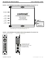 Предварительный просмотр 3 страницы Comnet CLFE4+1SMS[POE](C Installation And Operation Manual