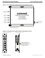 Предварительный просмотр 5 страницы Comnet CLFE4+1SMS[POE](C Installation And Operation Manual