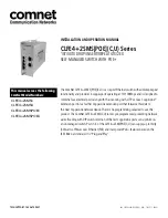 Comnet CLFE4+2SMS Series Installation And Operation Manual preview