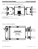 Предварительный просмотр 3 страницы Comnet CLTVE1COAX/M Installation And Operation Manual