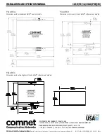 Предварительный просмотр 6 страницы Comnet CLTVE1COAX/M Installation And Operation Manual