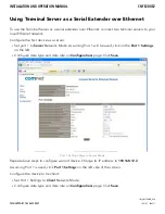 Preview for 11 page of Comnet CNFE2DOE2 Installation And Operation Manual
