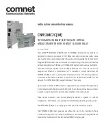 Предварительный просмотр 1 страницы Comnet CNFE2MC2C Installation And Operation Manual