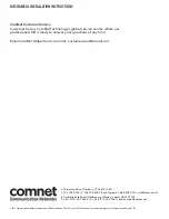 Предварительный просмотр 29 страницы Comnet CNFE2MC2C Installation And Operation Manual