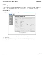 Предварительный просмотр 13 страницы Comnet CNFE3DOE2/M Installation And Operation Manual