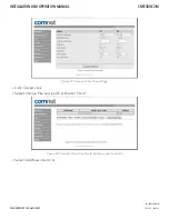 Предварительный просмотр 22 страницы Comnet CNFE3DOE2/M Installation And Operation Manual