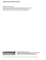 Предварительный просмотр 44 страницы Comnet CNFE3TX2CXMSE Quick Start Manual