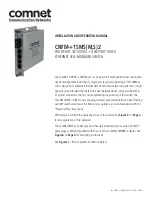 Предварительный просмотр 1 страницы Comnet CNFE4+1SMSM2 Installation And Operation Manual