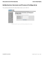 Предварительный просмотр 33 страницы Comnet CNGE2+2SMS Installation And Operation Manual